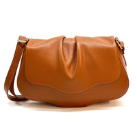 Calfskin Leather Crossbody Bag Elegant | Maria - Leather Italiano - Leather Italiano