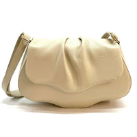 Calfskin Leather Crossbody Bag Elegant | Maria - Leather Italiano - Leather Italiano