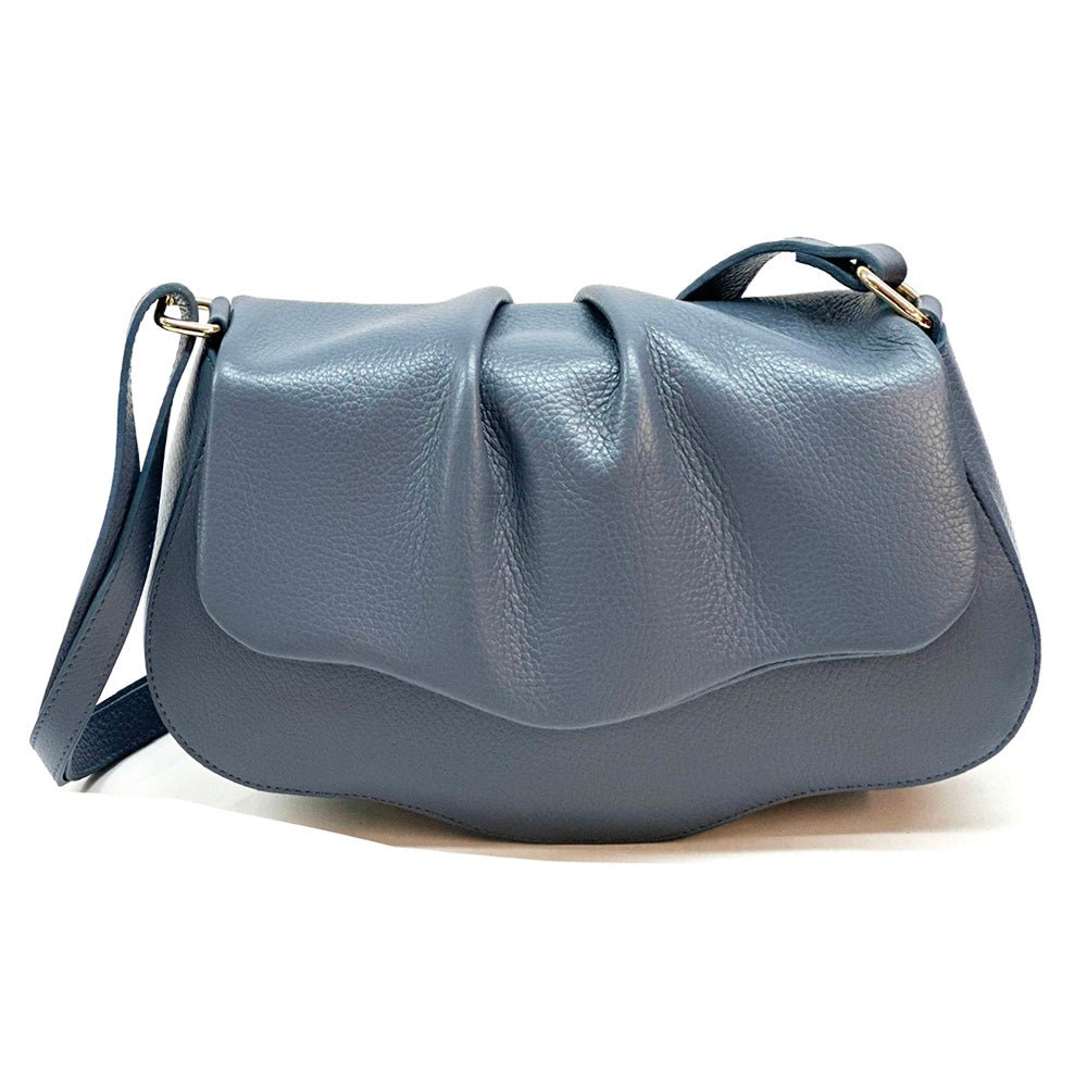 Calfskin Leather Crossbody Bag Elegant | Maria - Leather Italiano - Leather Italiano