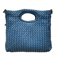 Calista Convertible Woven Italian Leather Bag - Leather Italiano