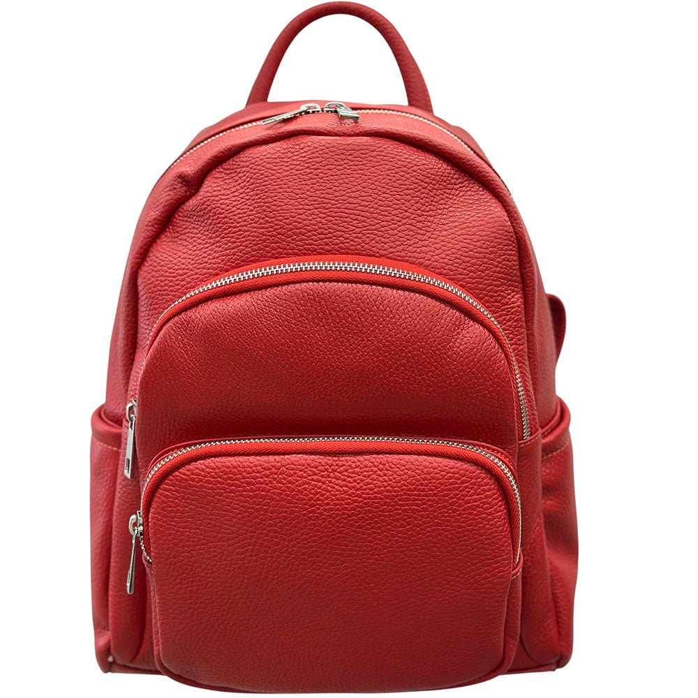 Carola Cow Leather Travel Backpack