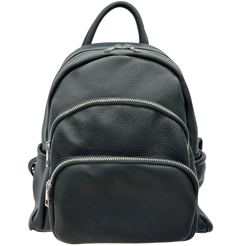 Carola Cow Leather Travel Backpack