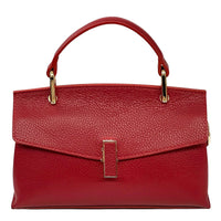 Casimira Italian Leather Envelope Top Handle Bag - Leather Italiano