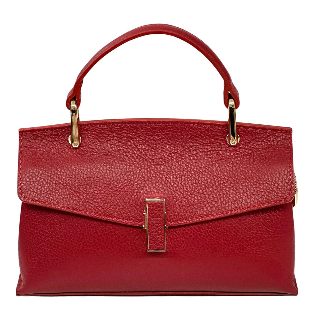 Casimira Italian Leather Envelope Top Handle Bag - Leather Italiano