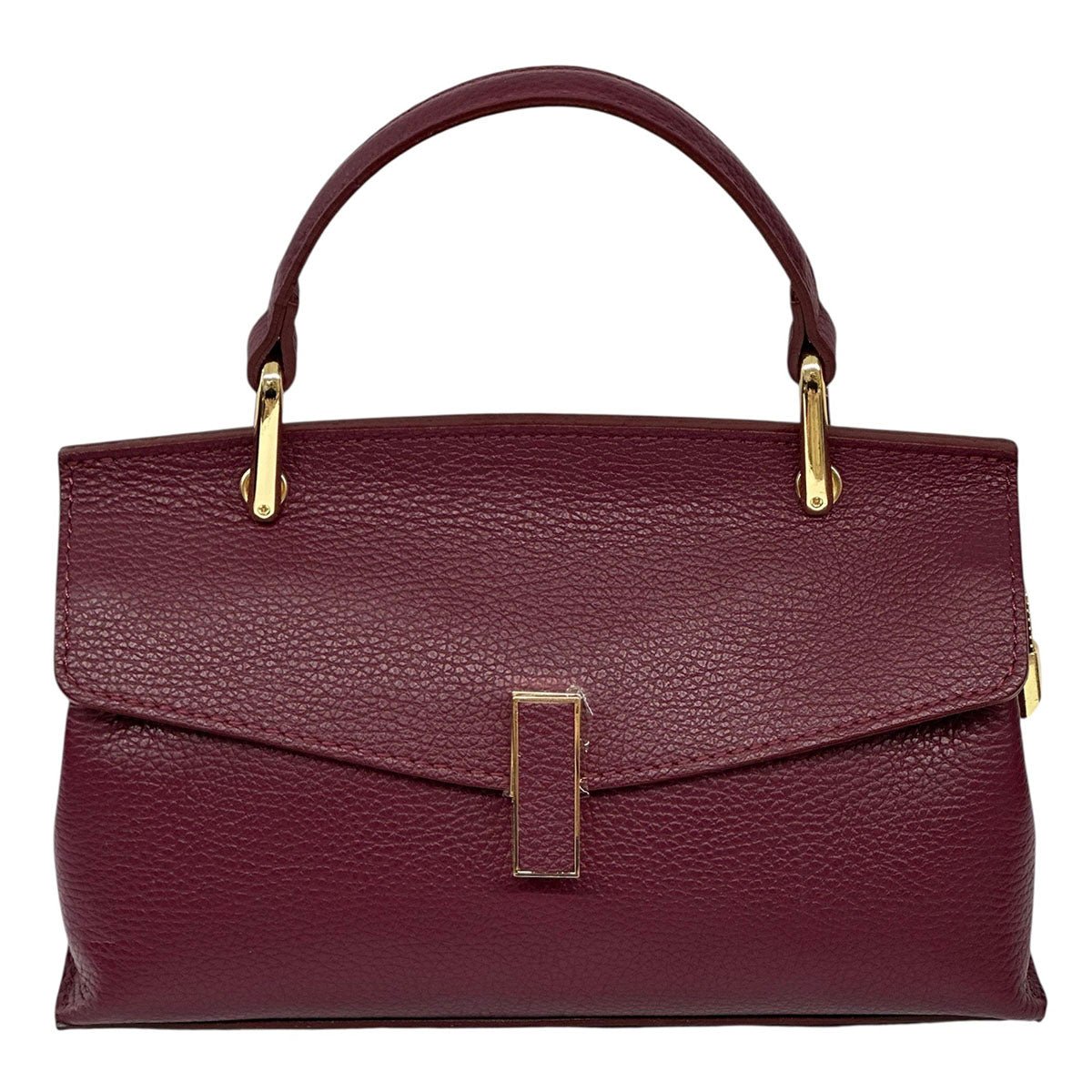 Casimira Italian Leather Envelope Top Handle Bag - Leather Italiano