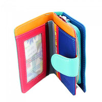 Alternative interior view of Catania Turquoise Leather Wallet