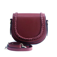 Cecilia Leather Crossbody: Crescent Bag - Leather Italiano