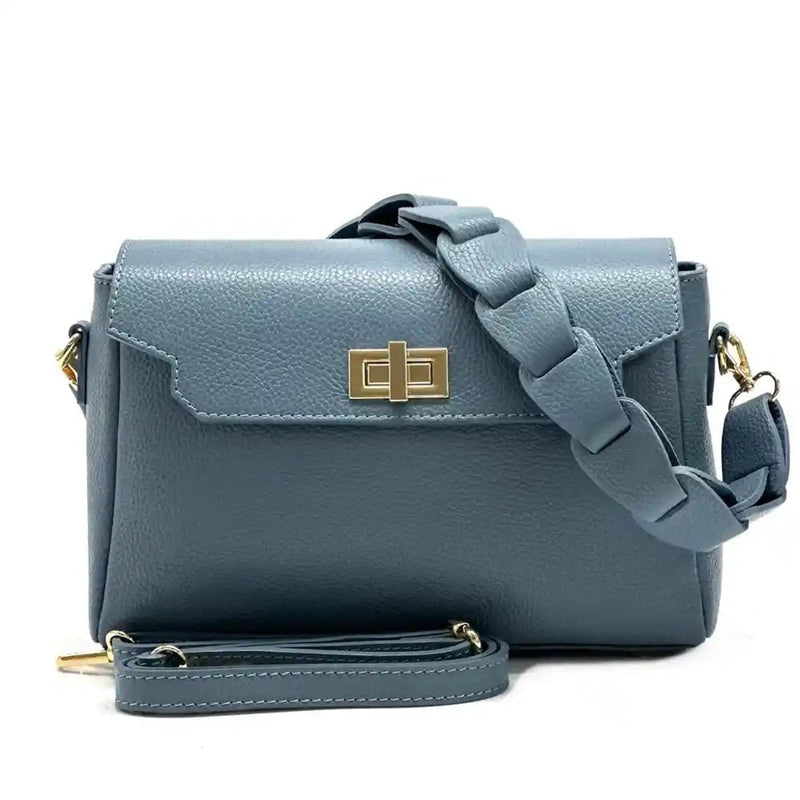 Charlize Leather Shoulder Bag: Italian Elegance - Leather Italiano