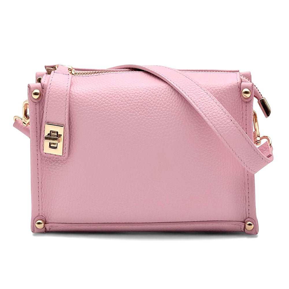 Cipressino Italian Leather Mini Crossbody Bag - Leather Italiano