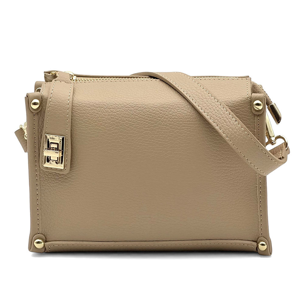 Cipressino Italian Leather Mini Crossbody Bag - Leather Italiano