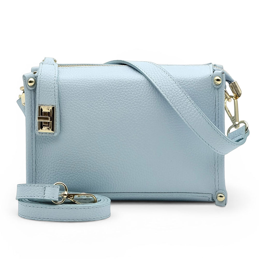 Cipressino Italian Leather Mini Crossbody Bag - Leather Italiano