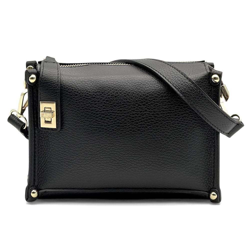 Cipressino Italian Leather Mini Crossbody Bag - Leather Italiano