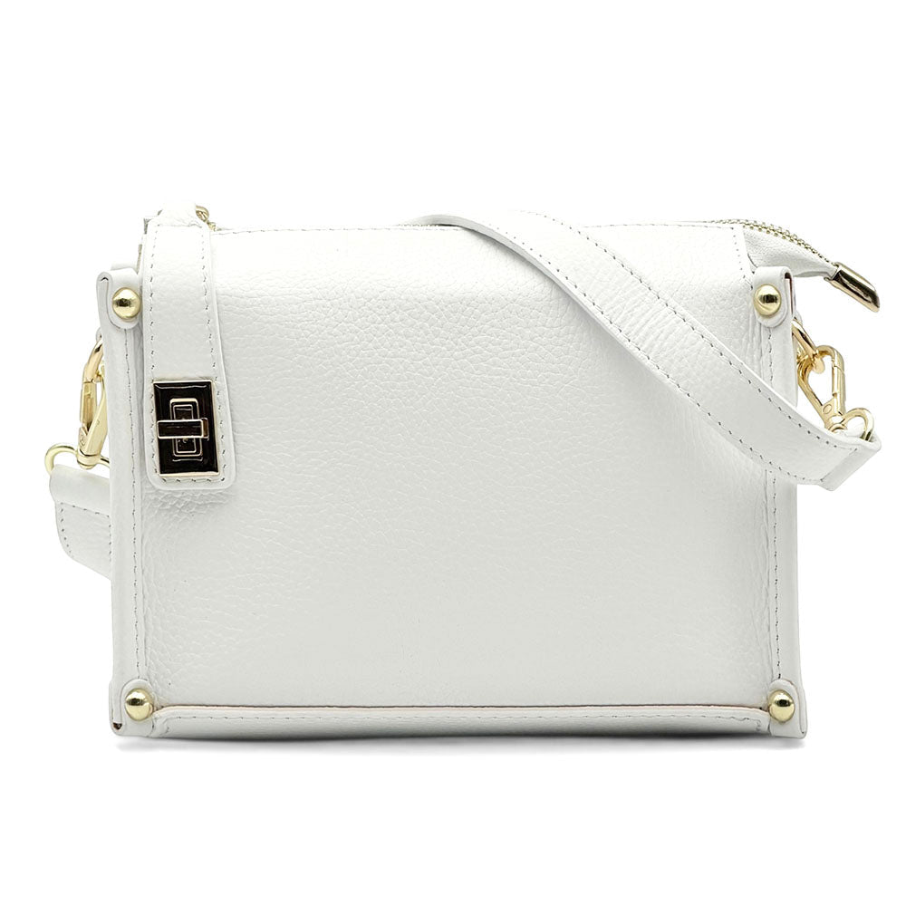 Cipressino Italian Leather Mini Crossbody Bag - Leather Italiano