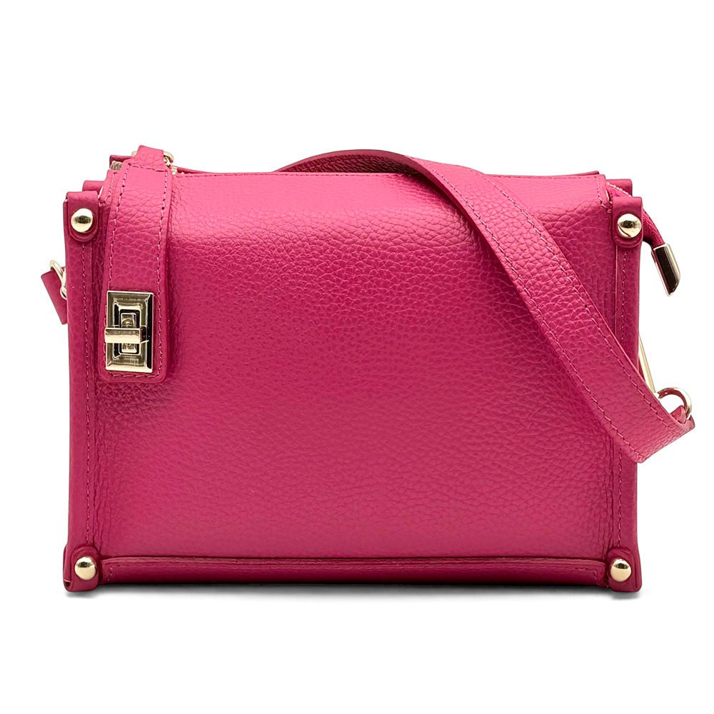 Cipressino Italian Leather Mini Crossbody Bag - Leather Italiano