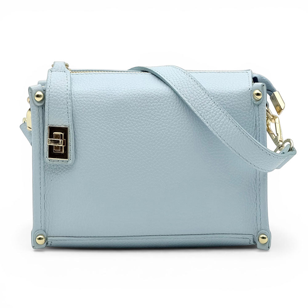 Cipressino Italian Leather Mini Crossbody Bag - Leather Italiano