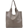 Claudia Italian Leather Shoulder Bag – Spacious & Handcrafted Elegance - Leather Italiano