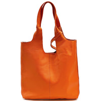 Claudia Italian Leather Shoulder Bag – Spacious & Handcrafted Elegance - Leather Italiano