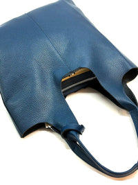 Claudia Italian Leather Shoulder Bag – Spacious & Handcrafted Elegance - Leather Italiano