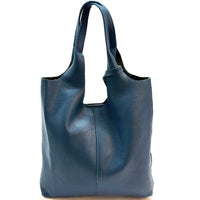Claudia Italian Leather Shoulder Bag – Spacious & Handcrafted Elegance - Leather Italiano