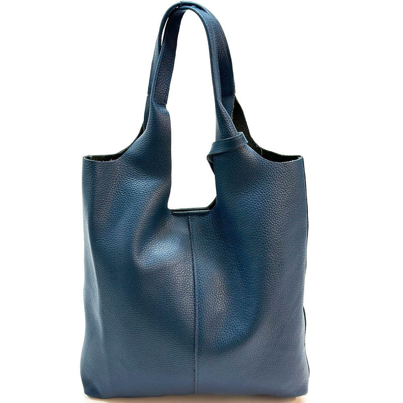 Claudia Italian Leather Shoulder Bag – Spacious & Handcrafted Elegance - Leather Italiano