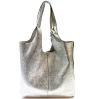 Claudia Italian Leather Shoulder Bag – Spacious & Handcrafted Elegance - Leather Italiano