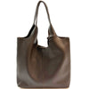 Claudia Italian Leather Shoulder Bag – Spacious & Handcrafted Elegance - Leather Italiano
