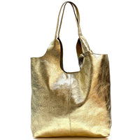 Claudia Italian Leather Shoulder Bag – Spacious & Handcrafted Elegance - Leather Italiano