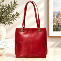 Clotilde Hand-Dyed Leather Convertible Backpack - Leather Italiano