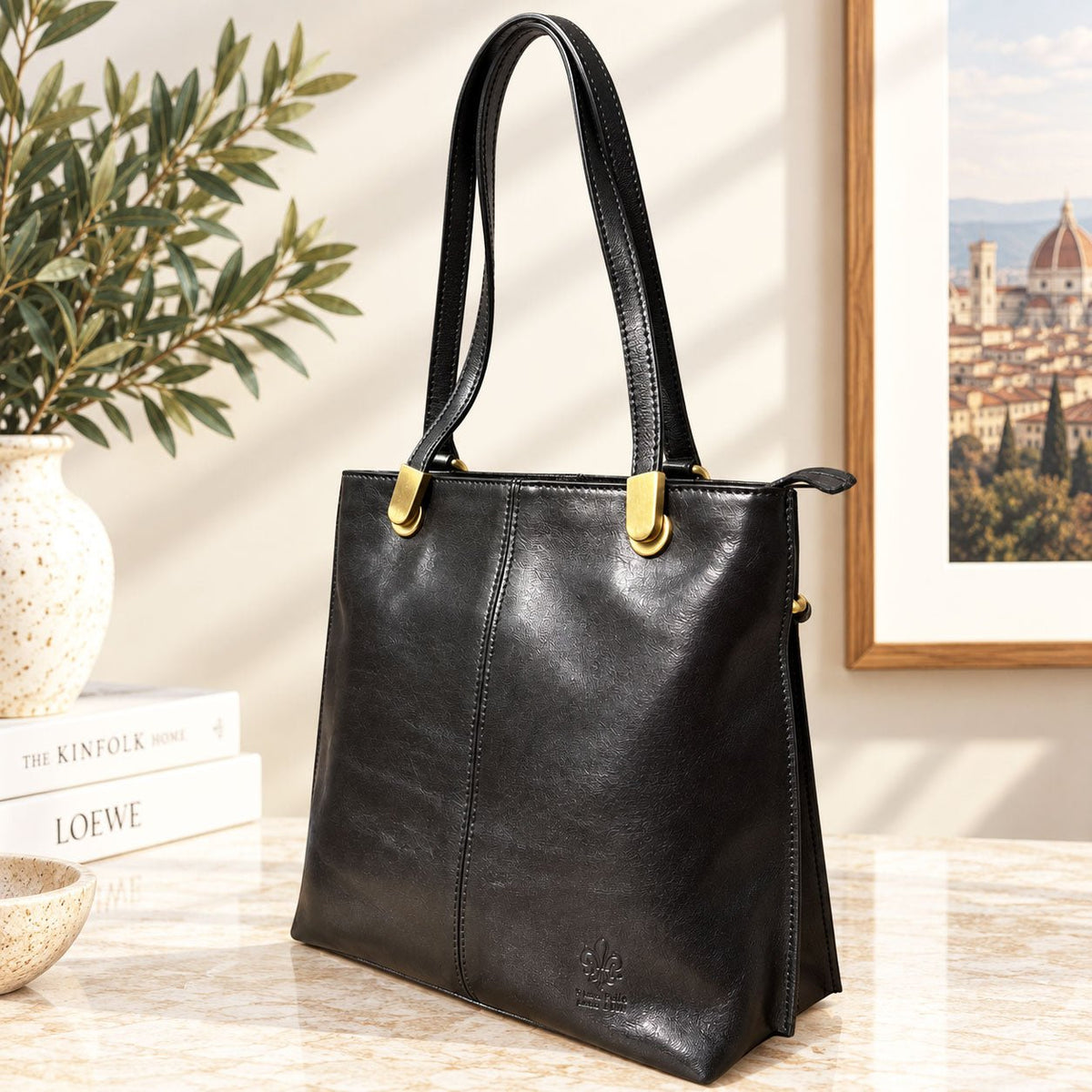 Clotilde Hand-Dyed Leather Convertible Backpack - Leather Italiano