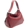 Concetta Convertible Leather Hobo: Tan Italian Calfskin - Leather Italiano