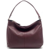 Concetta Convertible Leather Hobo: Tan Italian Calfskin - Leather Italiano