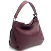 Concetta Convertible Leather Hobo: Tan Italian Calfskin - Leather Italiano