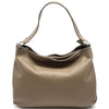 Concetta Convertible Leather Hobo: Tan Italian Calfskin - Leather Italiano