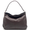 Concetta Convertible Leather Hobo: Tan Italian Calfskin - Leather Italiano
