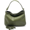 Concetta Convertible Leather Hobo: Tan Italian Calfskin - Leather Italiano