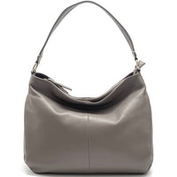Concetta Convertible Leather Hobo: Tan Italian Calfskin - Leather Italiano