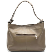 Concetta Convertible Leather Hobo: Tan Italian Calfskin - Leather Italiano