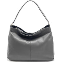 Concetta Convertible Leather Hobo: Tan Italian Calfskin - Leather Italiano