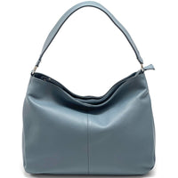Concetta Convertible Leather Hobo: Tan Italian Calfskin - Leather Italiano