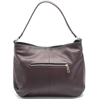 Concetta Convertible Leather Hobo: Tan Italian Calfskin - Leather Italiano