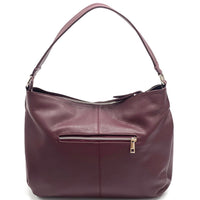 Concetta Convertible Leather Hobo: Tan Italian Calfskin - Leather Italiano