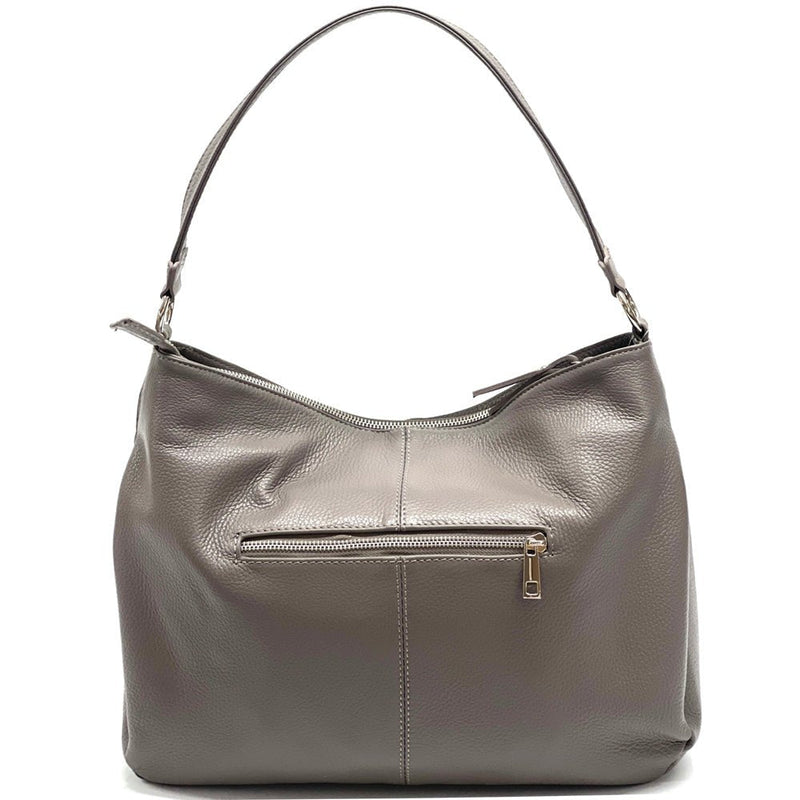 Concetta Convertible Leather Hobo: Tan Italian Calfskin - Leather Italiano