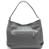Concetta Convertible Leather Hobo: Tan Italian Calfskin - Leather Italiano