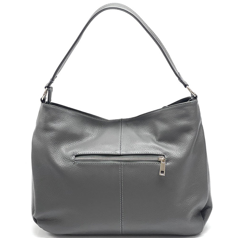 Concetta Convertible Leather Hobo: Tan Italian Calfskin - Leather Italiano