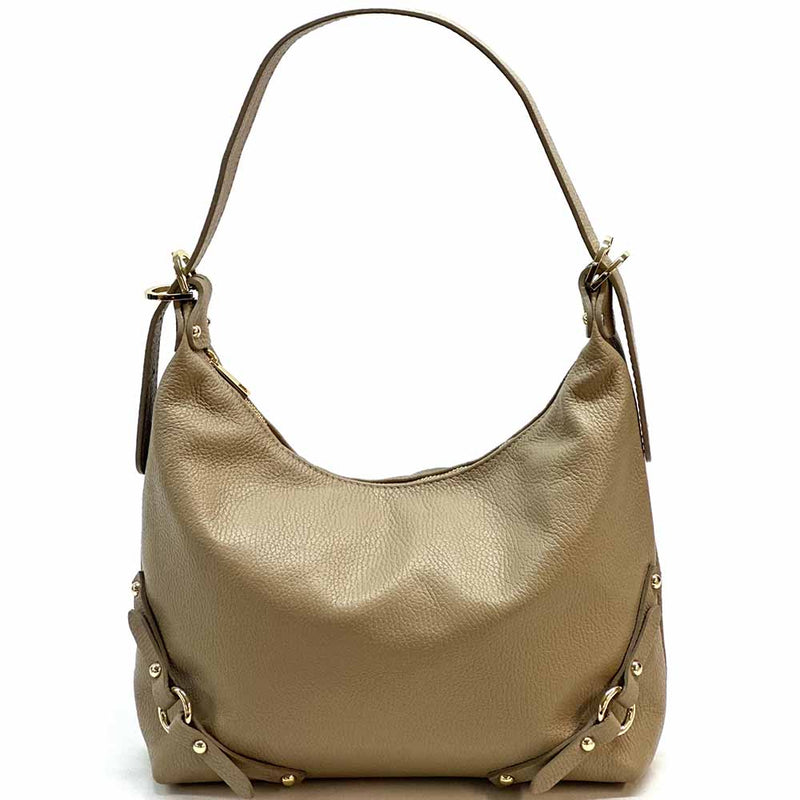 Dafne Women’s Italian Leather Shoulder Bag – Convertible Crossbody (Handmade in Florence) - Leather Italiano