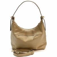 Dafne Women’s Italian Leather Shoulder Bag – Convertible Crossbody (Handmade in Florence) - Leather Italiano