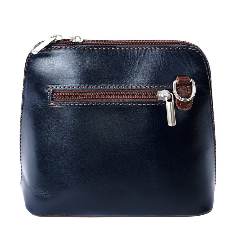 Dalida Black Italian Leather Purse - Leather Italiano