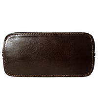 Dalida Black Italian Leather Purse - Leather Italiano