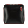 Dalida Black Italian Leather Purse - Leather Italiano