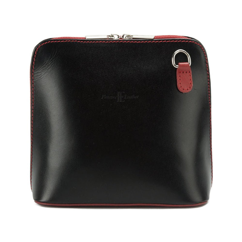 Dalida Black Italian Leather Purse - Leather Italiano